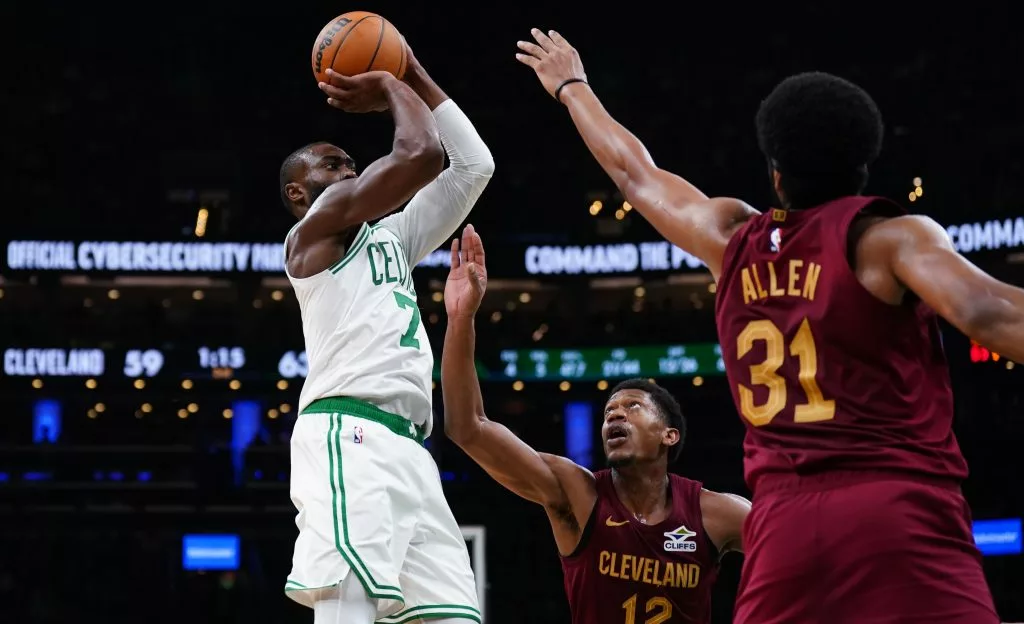 Jaylen Brown looks to lead the Celtics over the Sixers