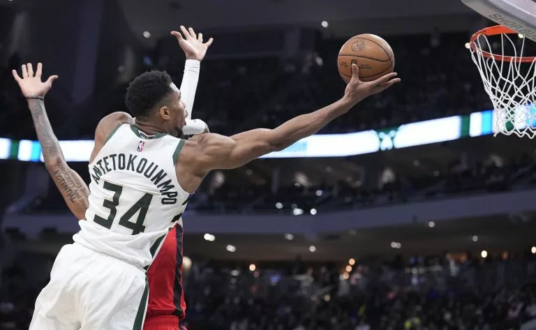 Bucks' superstar Giannis Antetokounmpo.