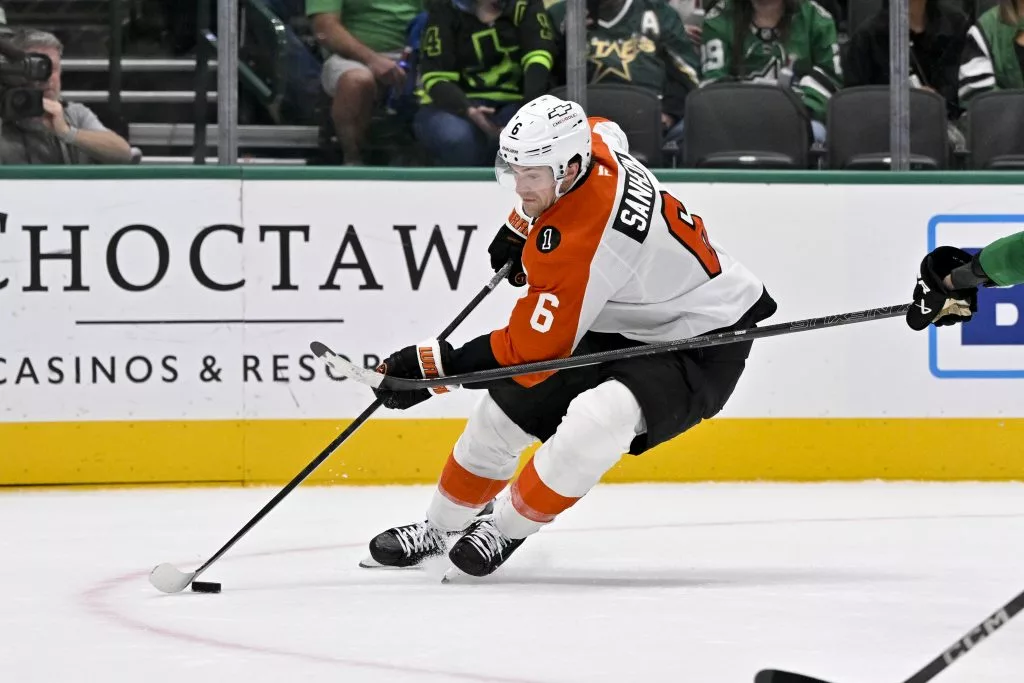 Travis Sanheim looks to lead the Flyers over the Devils