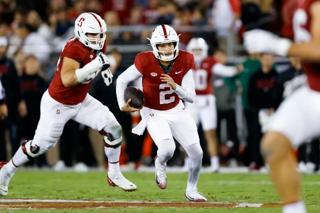 Elijah Brown looks to lead the Cardinal over the Irish