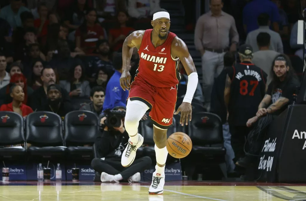 Bam Adebayo looks to lead the Heat over the Pistons