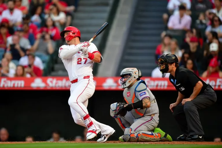 Mike Trout looks to lead the Angels over the Mets